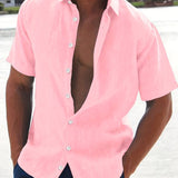 Риза - Лека смесена с къс ръкав и лесно движение