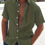 Риза - Лека смесена с къс ръкав и лесно движение