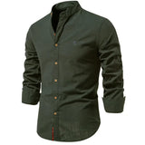 Риза - Подредена Яка и Чиста Предна Част за Лесно Движение