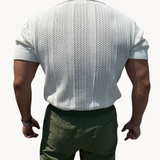 Риза – Мрежа с Отворена Яка и Дишаща Вентилация