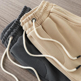 Шорти - Смесен полиестер, с кройка над коляното и лесно движение