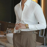 Риза Soft-Blend – С копчета отпред и свободна кройка