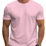Тениска – Регулярен Крой от Полиестерна Смес и Мек Врат