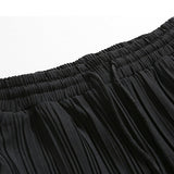 Панталони - Плисирана Предна Част и Свободен Крой за Лесно Движение