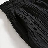 Панталони - Плисирана Предна Част и Свободен Крой за Лесно Движение