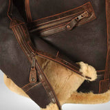 Hunter - Зимен кожен палто за мъже Оригинал