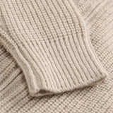 Кардиган с цип - Панел от меко трико и цип с двойна посока