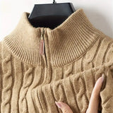 Мигел | Суитшърт с цип от смесен плат с ултра меко усещане