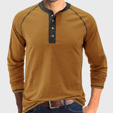 Хенли риза с памучно яка