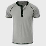 Мека памучна риза с къси ръкави