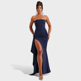 Ема - Дълга рокля без презрамки